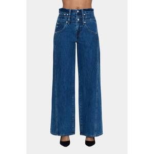 NEW PISTOLA caleb high rise stacked waist jeans in reflection
